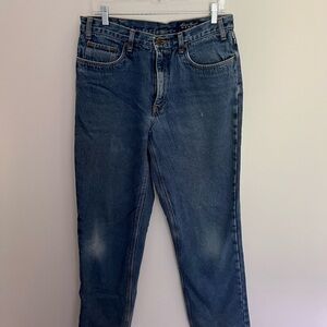 Eddie Bauer Classic Blue Jeans with Flannel Lining